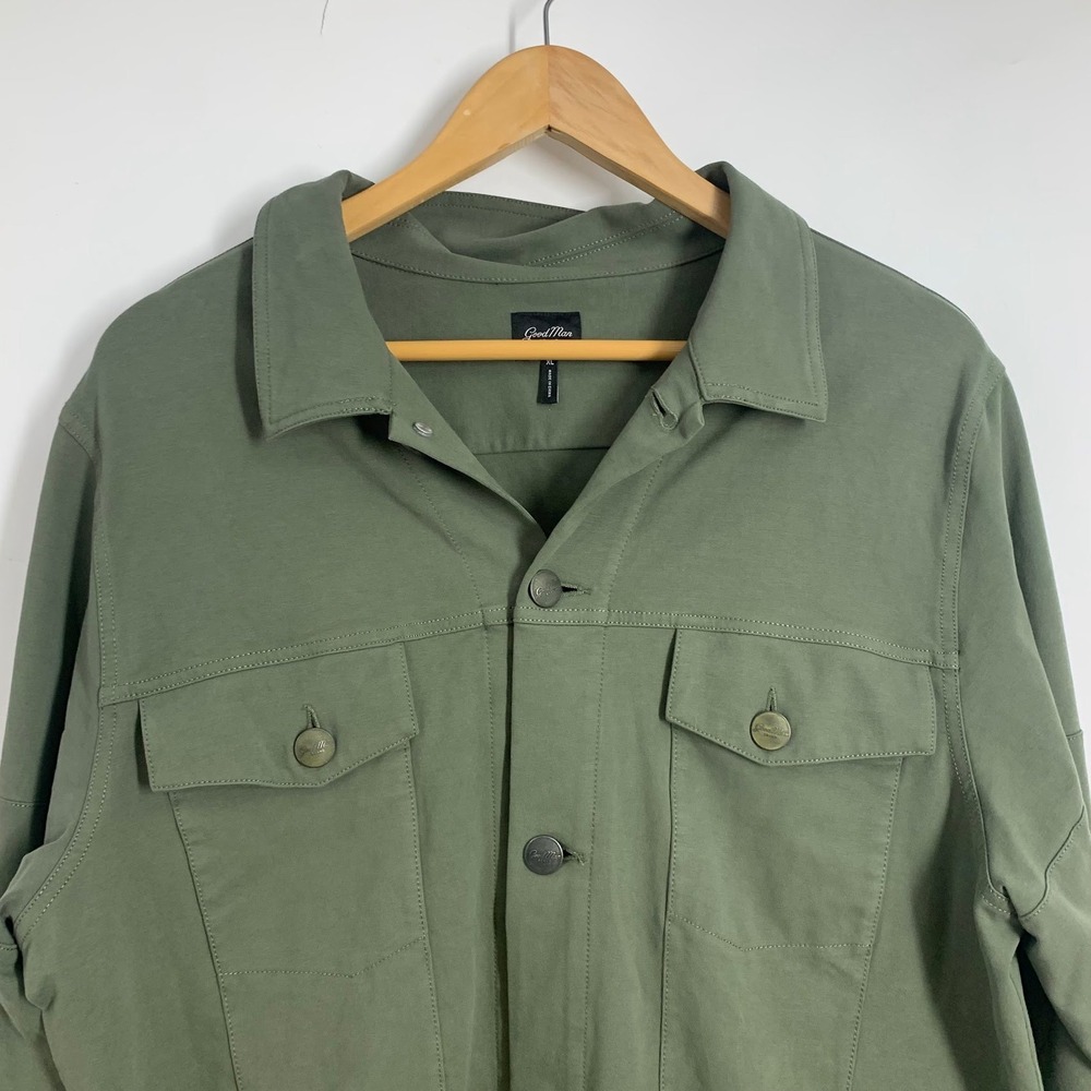 Good Man Pro Flex Button Front Utility Jacket Men… - image 5